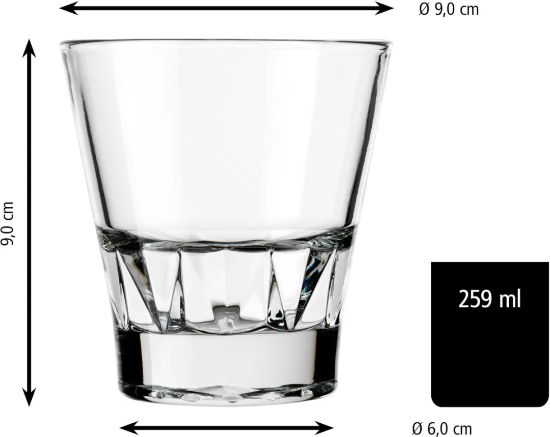 Libbey Gallery Whiskyglazen 259ml - 12 Stuks - afbeelding 6 van 6