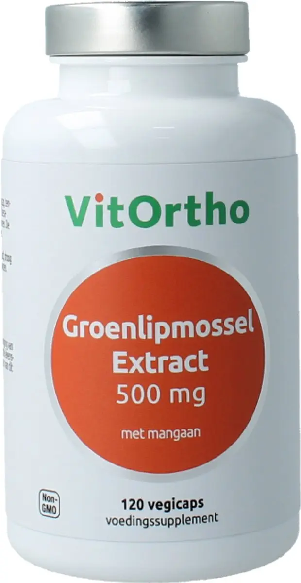 VitOrtho Groenlipmossel Extract 500mg - 120 Capsules