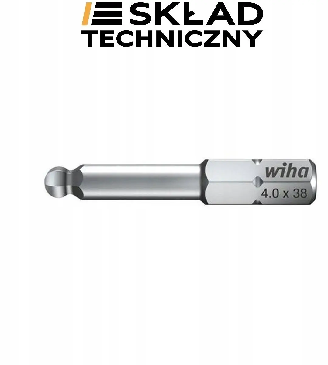 Wiha Bit Standard 38mm 4.0mm Zeskantkogelkop