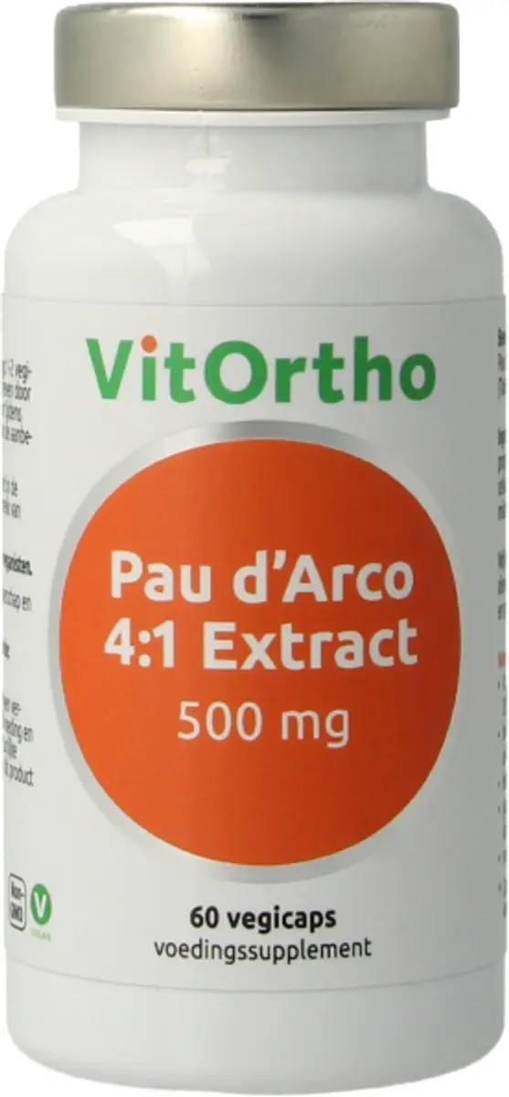VitOrtho Pau d’Arco Extract 500mg - 60 Vegacapsules