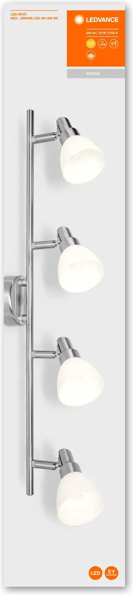 LEDVANCE LED Spot G9 4x2W Warm Wit