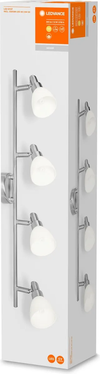 LEDVANCE LED Spot G9 4x2W Warm Wit - 2700K - afbeelding 6 van 6