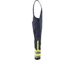 Blåkläder Bretelbroek Multinorm Klasse 1 2888-1512 - Marine/High Vis Geel