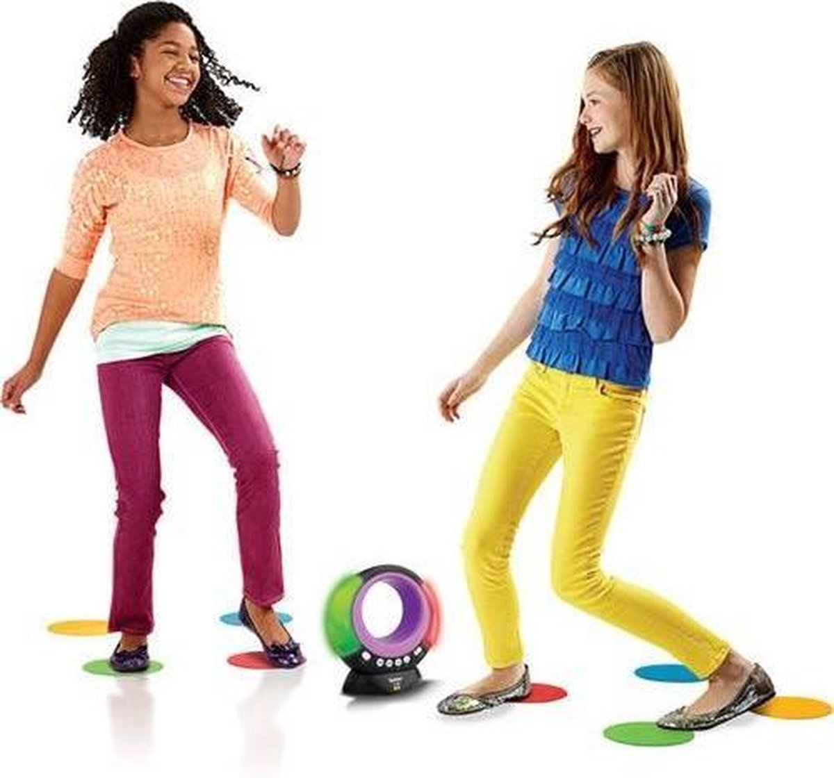Hasbro Twister Rave Dance - Kinderspel met muziek voor 1 of 2 spelers