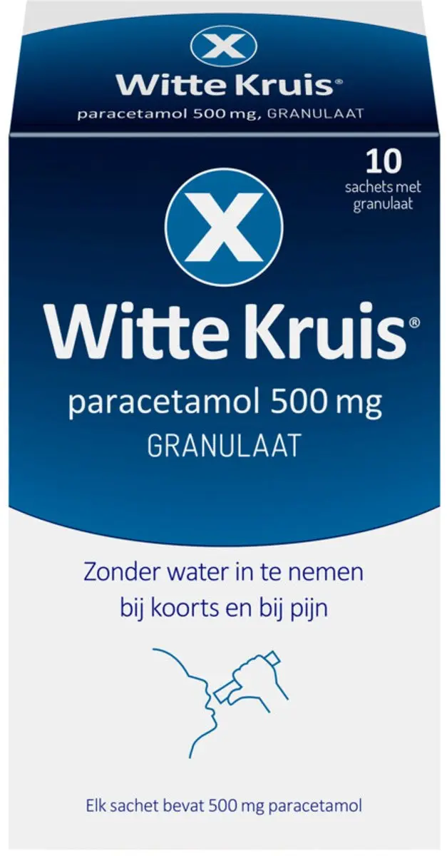 Witte Kruis Paracetamol Granulaat - 20 Sachets