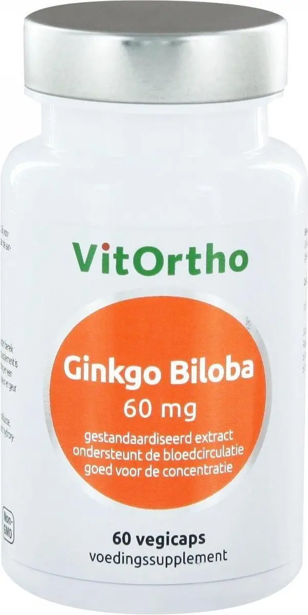 VitOrtho Ginkgo Biloba 60 Vcaps - 60 mg