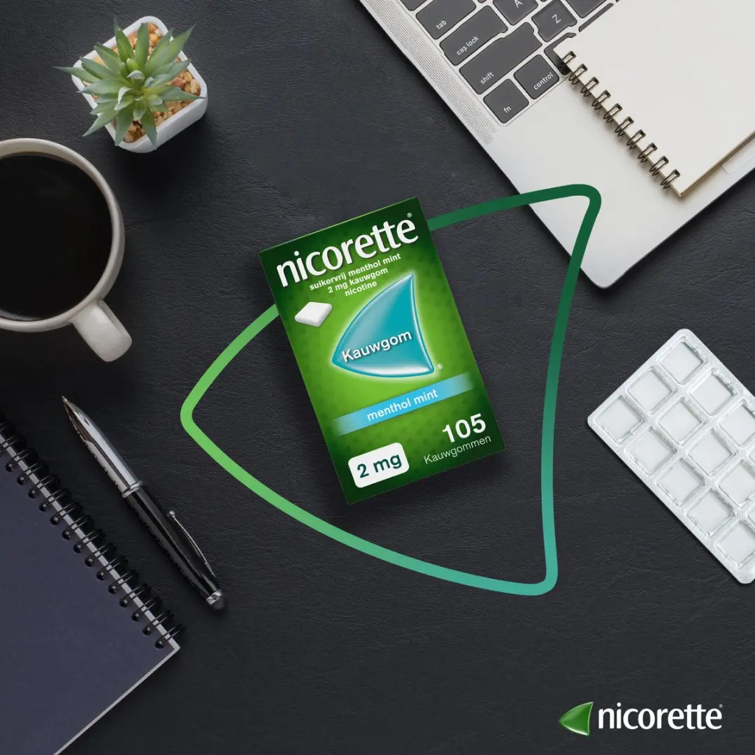 Nicorette Suikervrij Kauwgom 2mg Classic - 210 Stuks