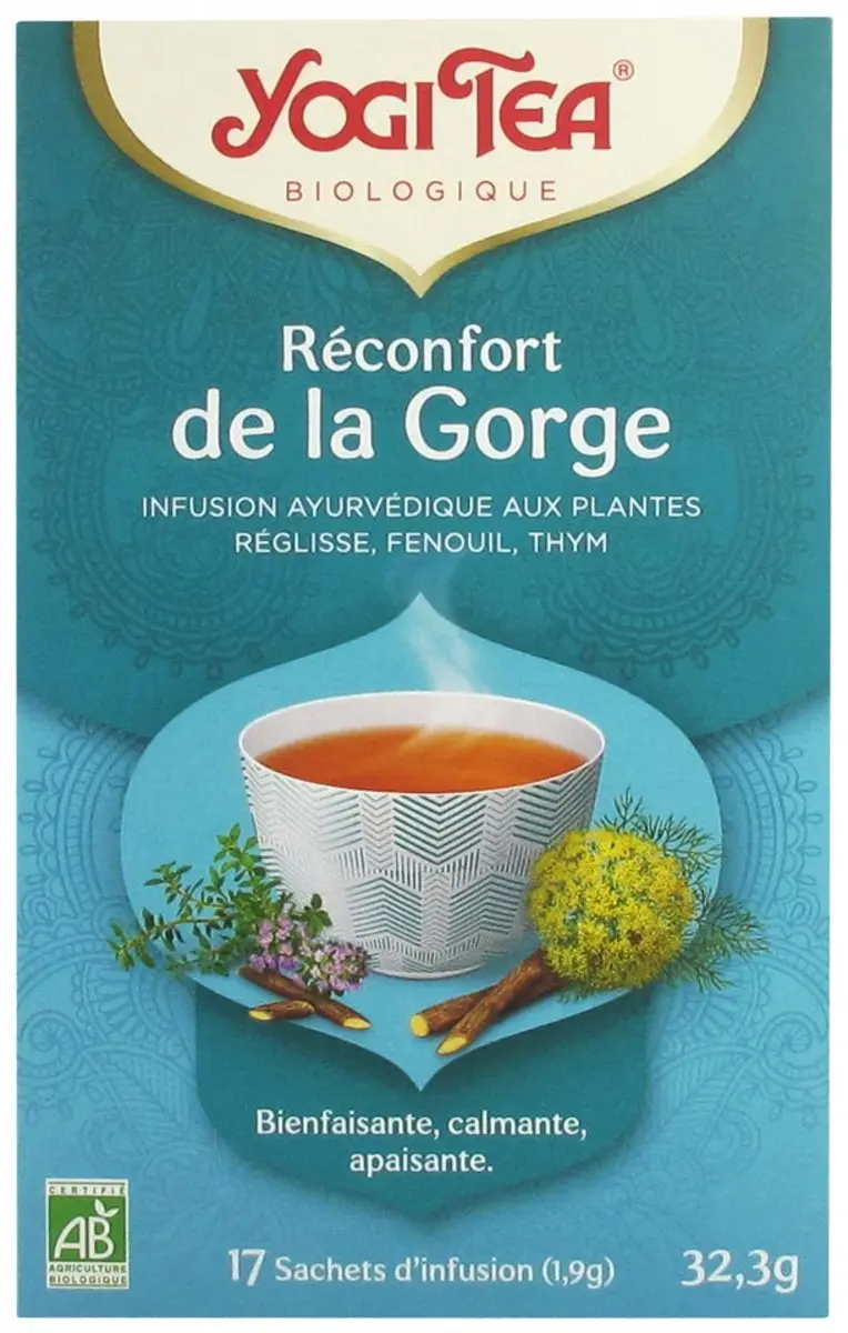 Yogi Tea Keel Comfort Biologisch 17 Zakjes