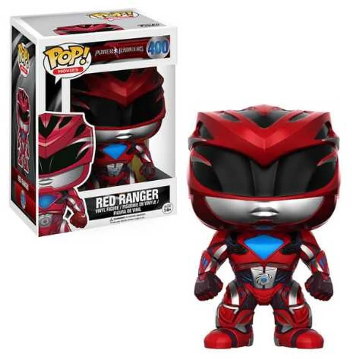 Funko Pop! Movies Power Rangers Red Ranger Verzamelfiguur - Multi