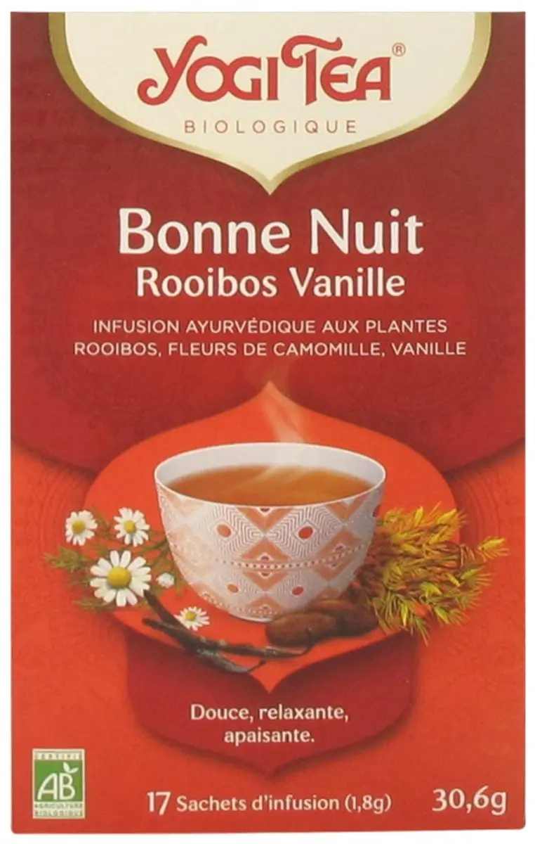 Yogi Tea Goedenacht Biologische Vanille Rooibos 17 Zakjes