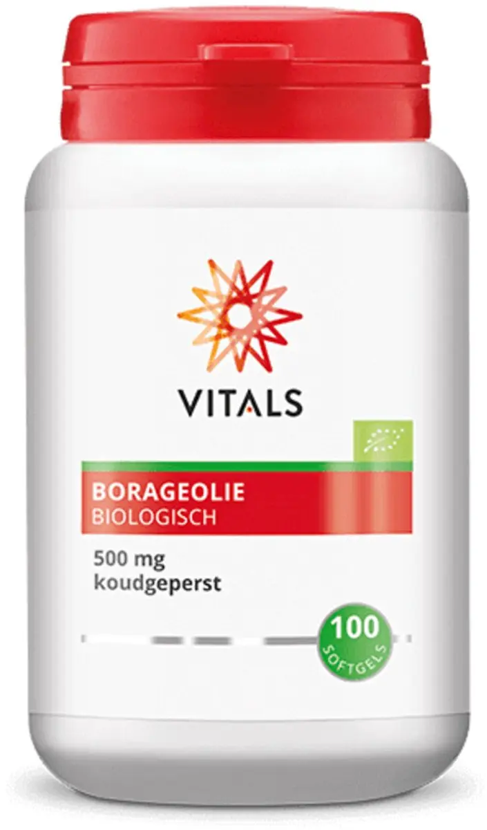 Vitals Biologische Borageolie 200g - 6x250ml
