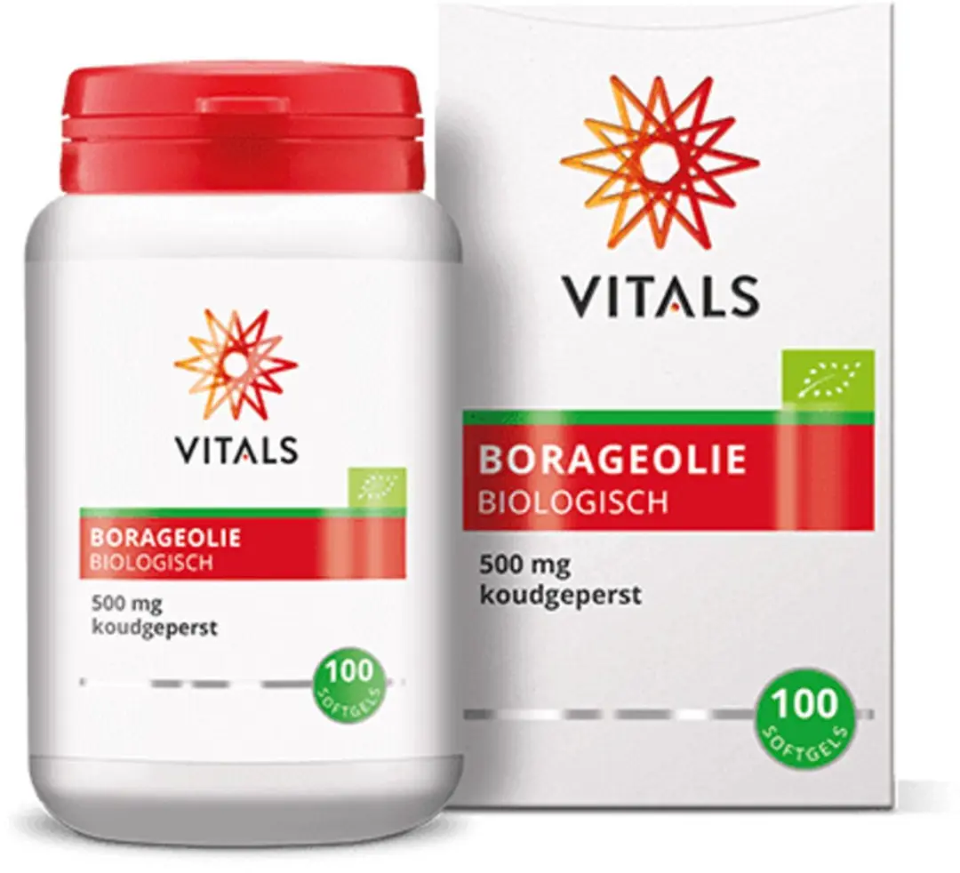 Vitals Biologische Borageolie 200g - 6x250ml