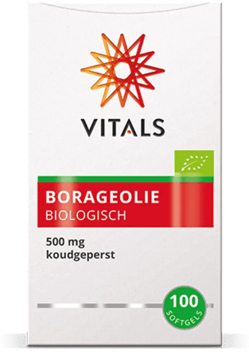 Vitals Biologische Borageolie 200g - 6x250ml