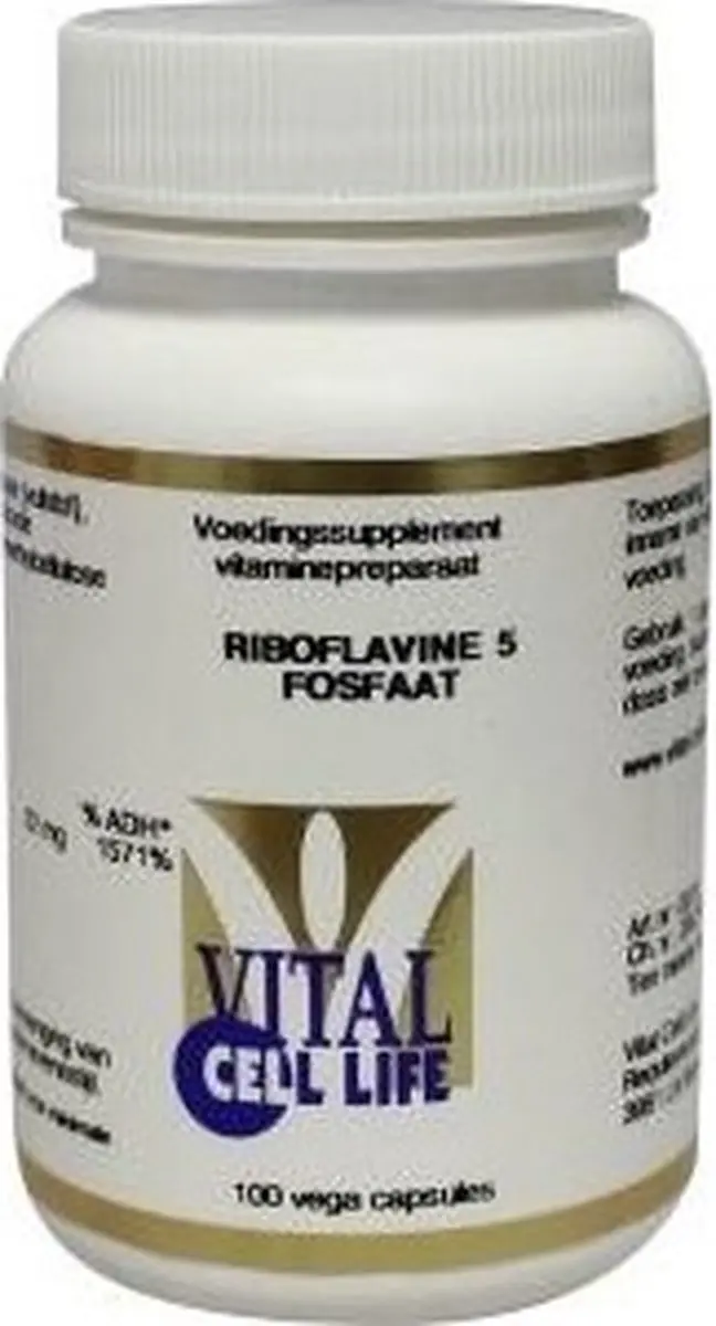 Vital Cell Life Ribofl 5 Fosf/Vit B2 22Mg - 100 Stuks