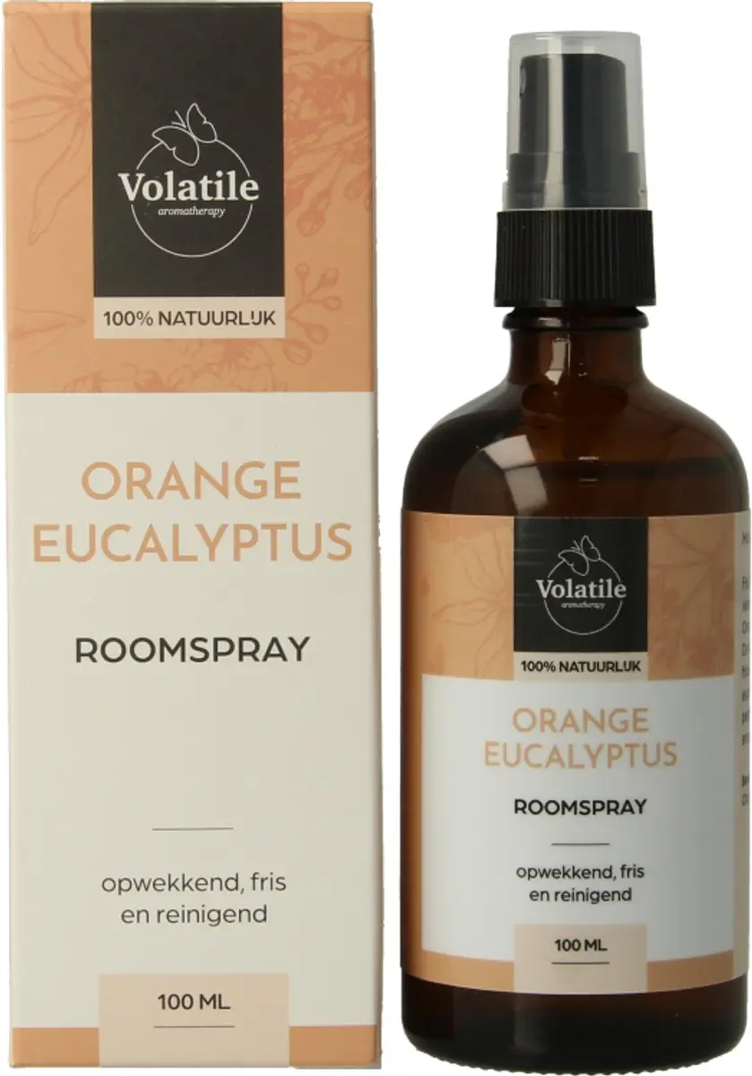 Volatile Roomspray Oranje Eucalyptus 100ml - 100 Stuks