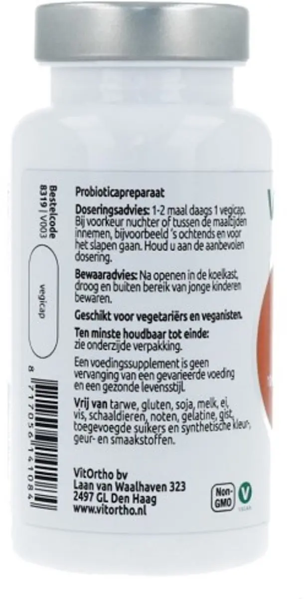 VitOrtho Biotica Supplement 60 Vegicaps