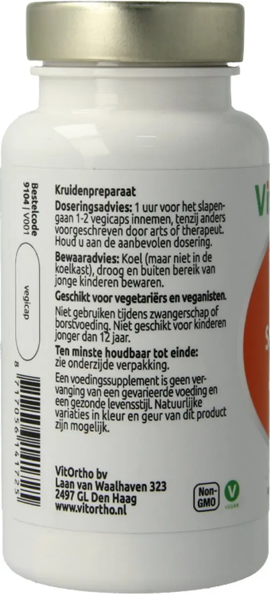 VitOrtho Saffraan Slaap 60 Capsules
