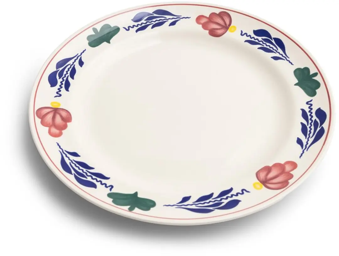 Royal Boch Boerenbont Bord 25,5cm - 6 Stuks