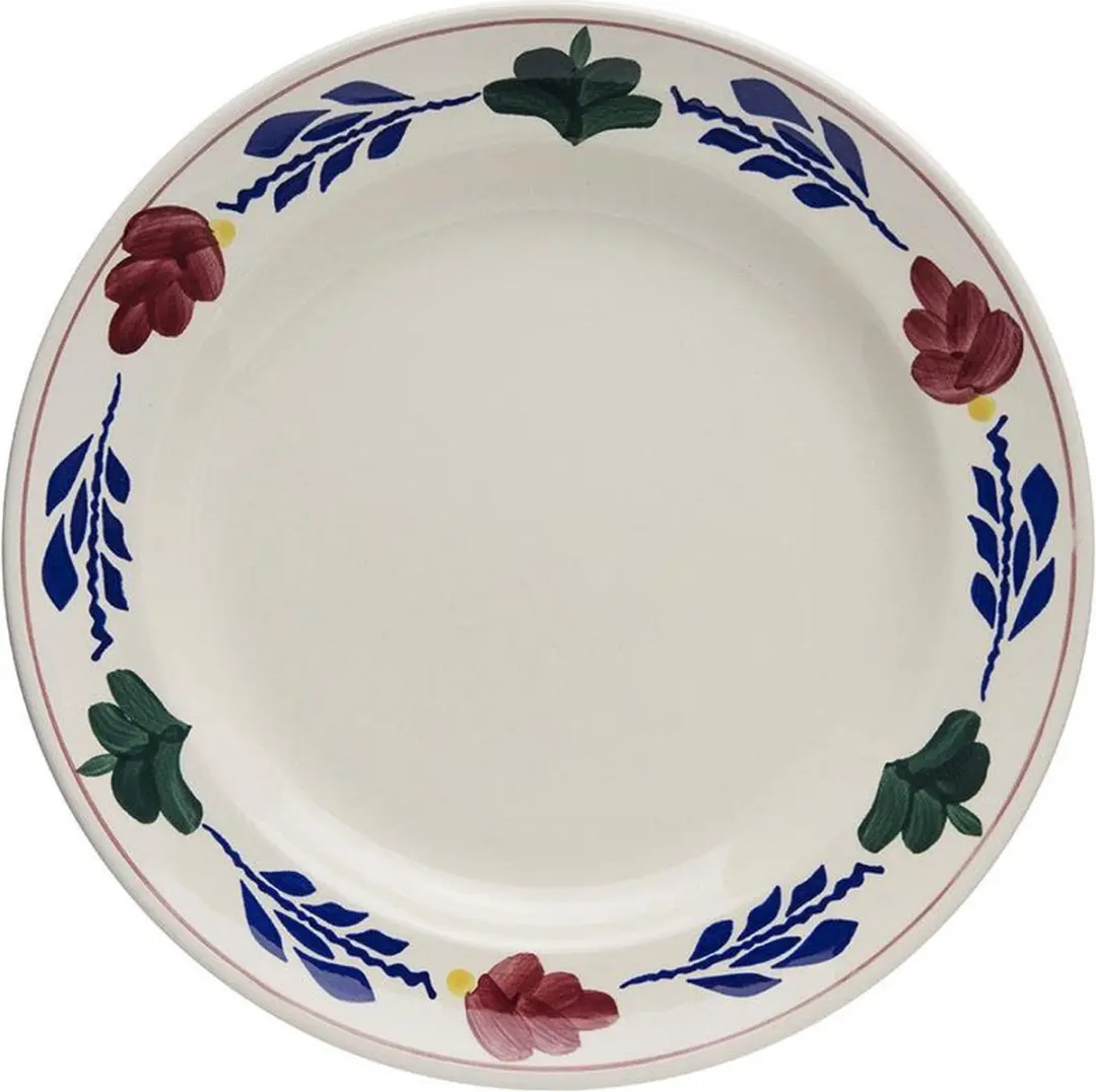 Royal Boch Boerenbont Bord 25,5cm - 6 Stuks - afbeelding 6 van 6