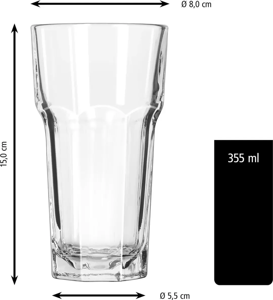 Libbey Gibraltar Tumblerglazen 355ml - 12 Stuks