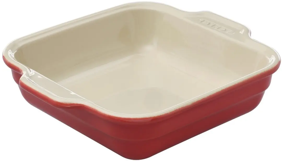 PYREX Creation Keramische Ovenschaal 27x23cm - Rood