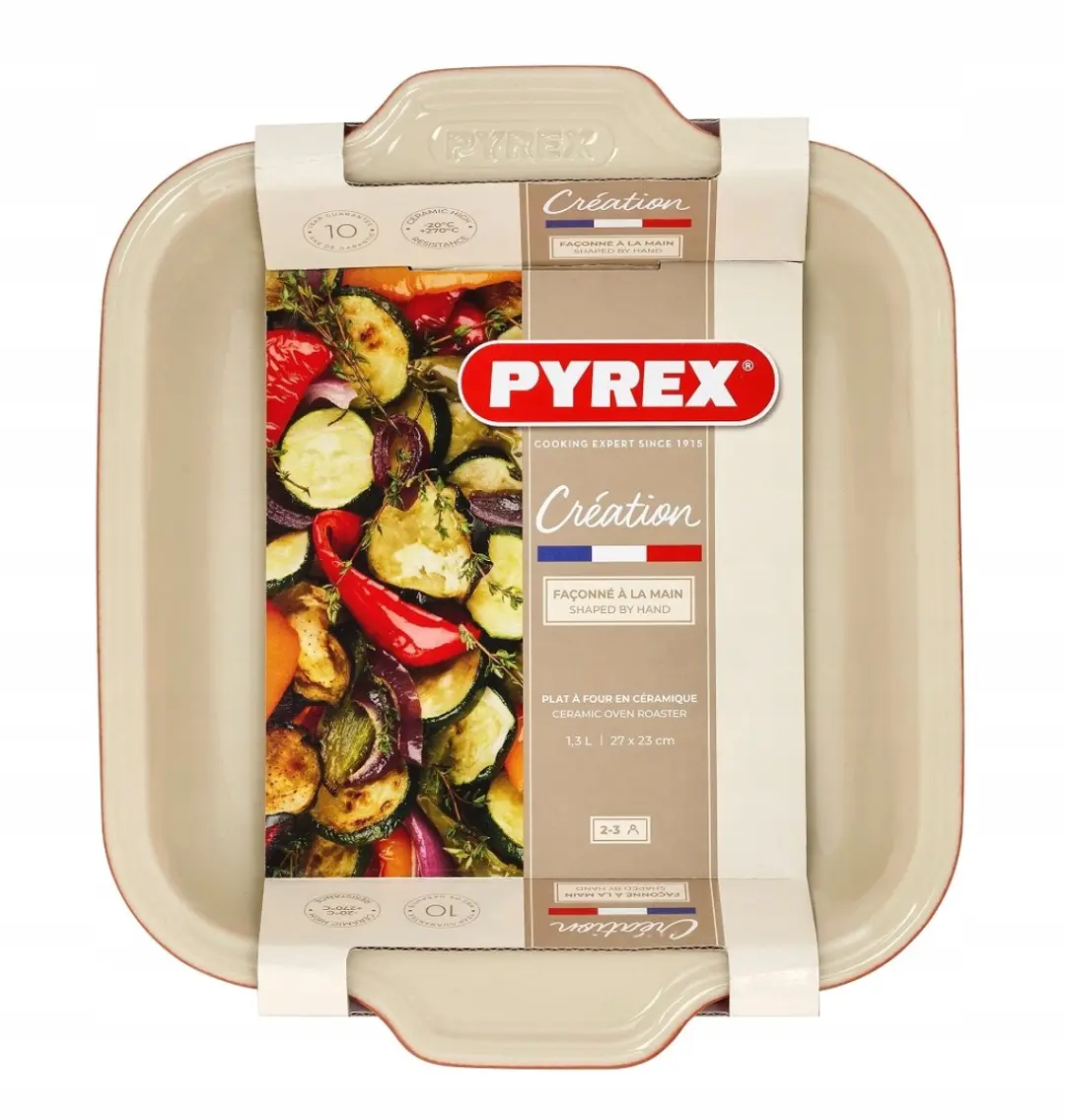 PYREX Creation Keramische Ovenschaal 27x23cm - Rood