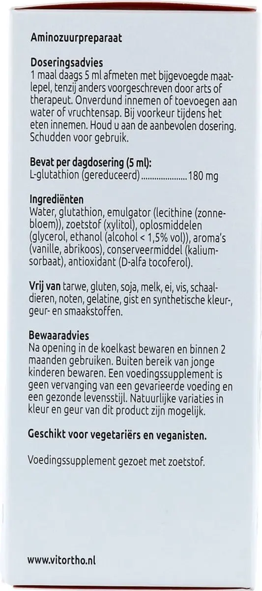 VitOrtho Liposomaal Glutathion 100ml
