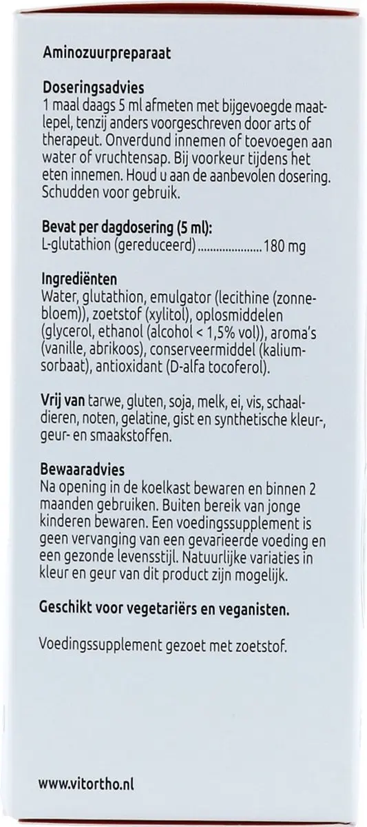 VitOrtho Liposomaal Glutathion 100ml