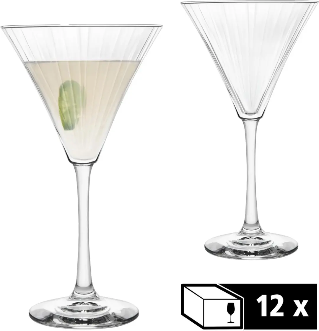 Libbey Linear Martini Glazen 281ml - 12 Stuks - afbeelding 6 van 6