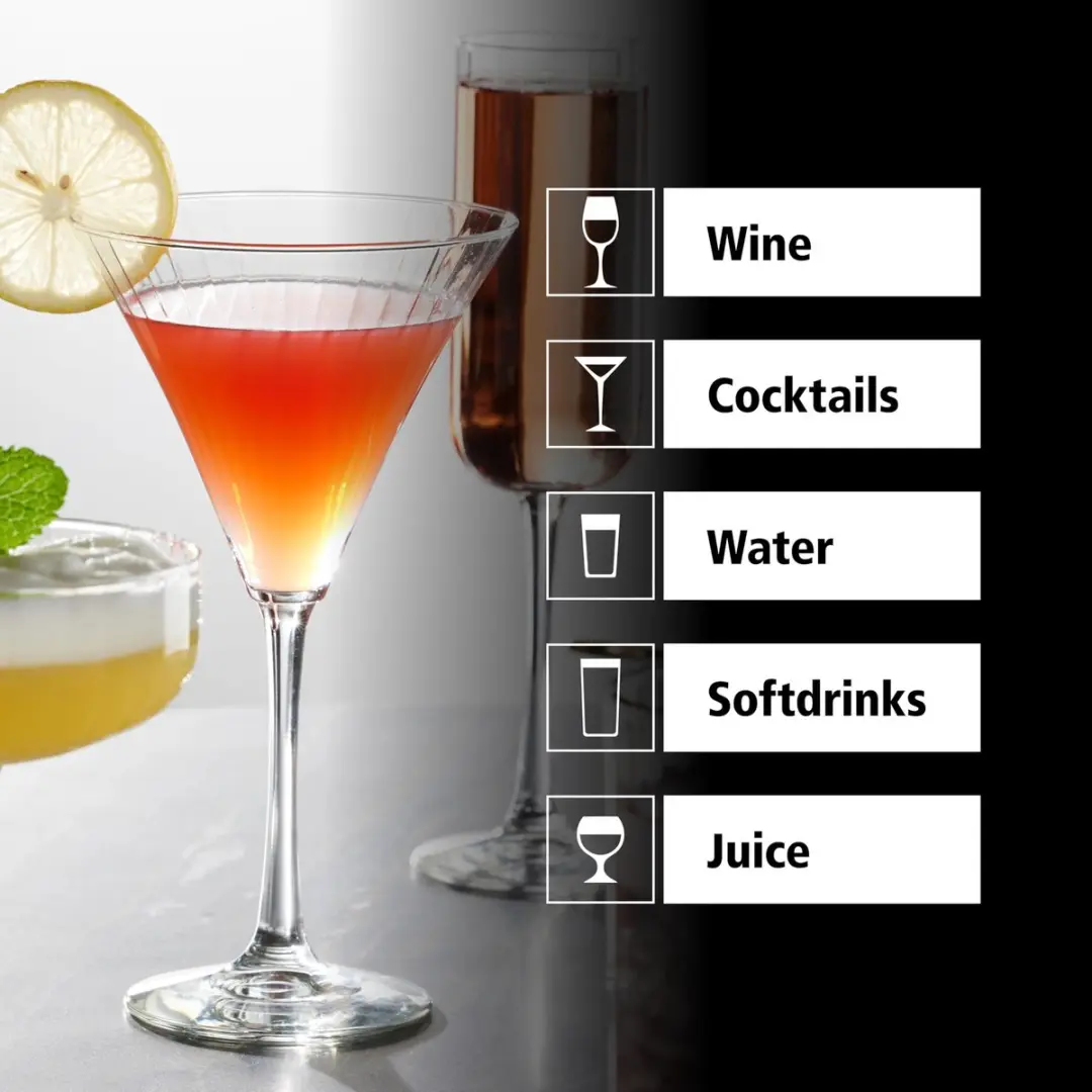 Libbey Linear Martini Glazen 281ml - 12 Stuks