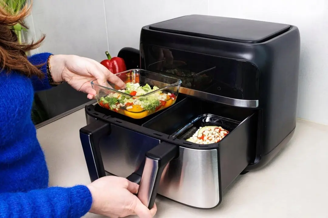 PYREX Glazen Airfryer Kom 0,7L - 21x13cm