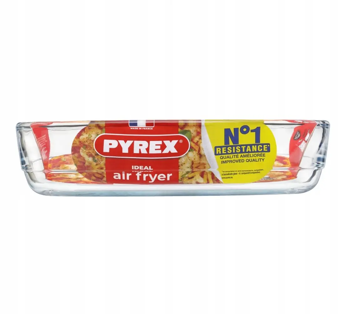 PYREX Glazen Airfryer Kom 0,7L - 21x13cm