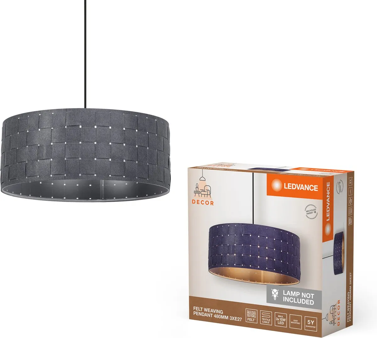 LEDVANCE Decor Felt Weaving Hanglamp