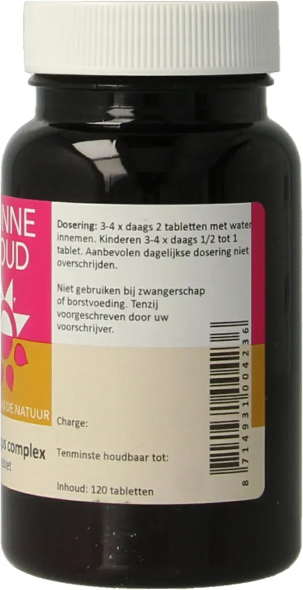Zonnegoud Crataegus Complex 120 Tabletten