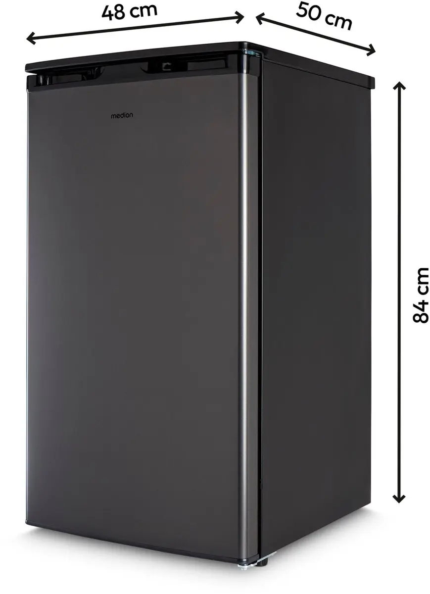 Medion Gefrierschrank MD37688 64L - 3 Lades - Grijs