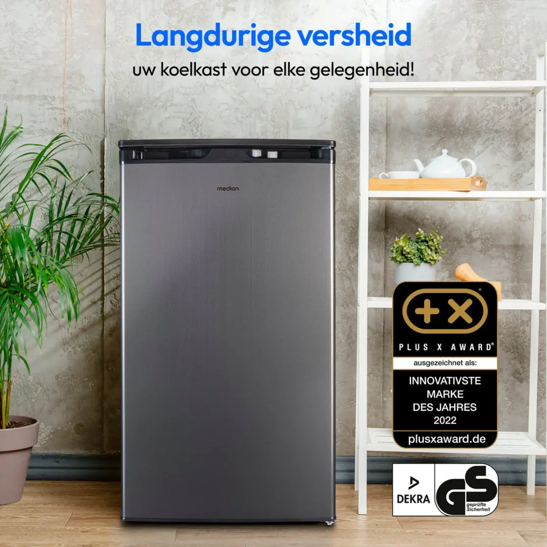 Medion Gefrierschrank MD37688 64L - 3 Lades - Grijs