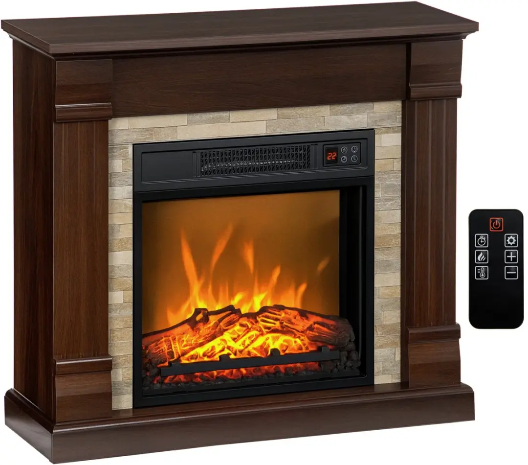 Homcom Elektrische Haard 80x21,6x67,8cm