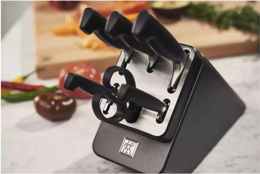 Zwilling Four Star Zelfslijpend Messenset 7-delig - Zwart/Zilver