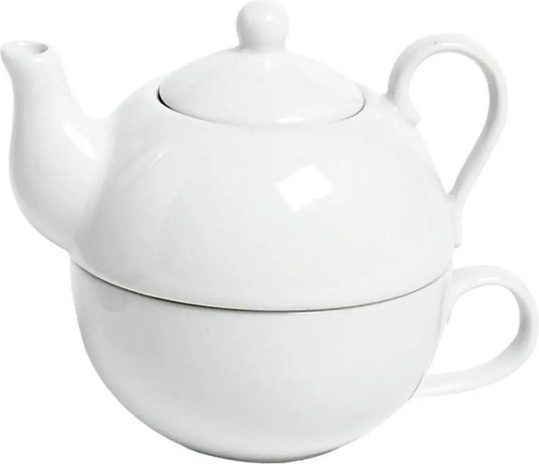 Cosy&Trendy Porseleinen Theepotset Wit
