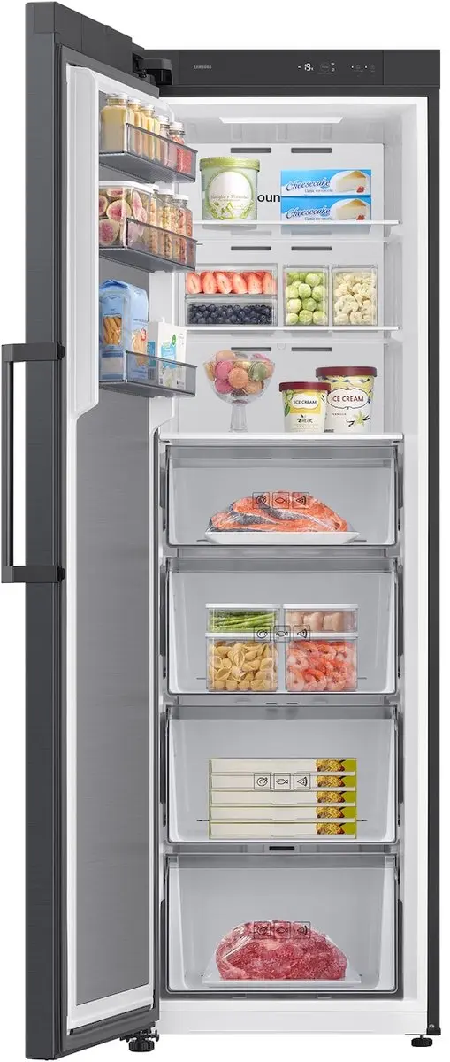 Samsung RZ70H32KEFEF Vriezer 323L - 4 Vakken - Antraciet