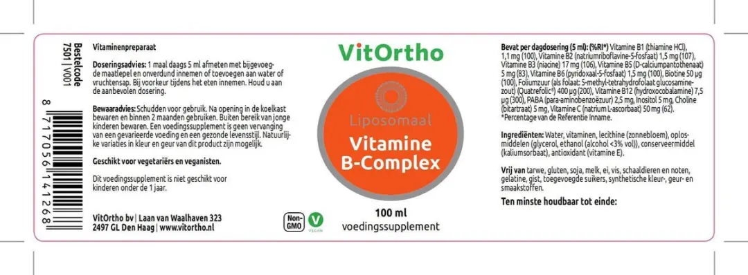 VitOrtho B-Comp Liposomaal 100ml