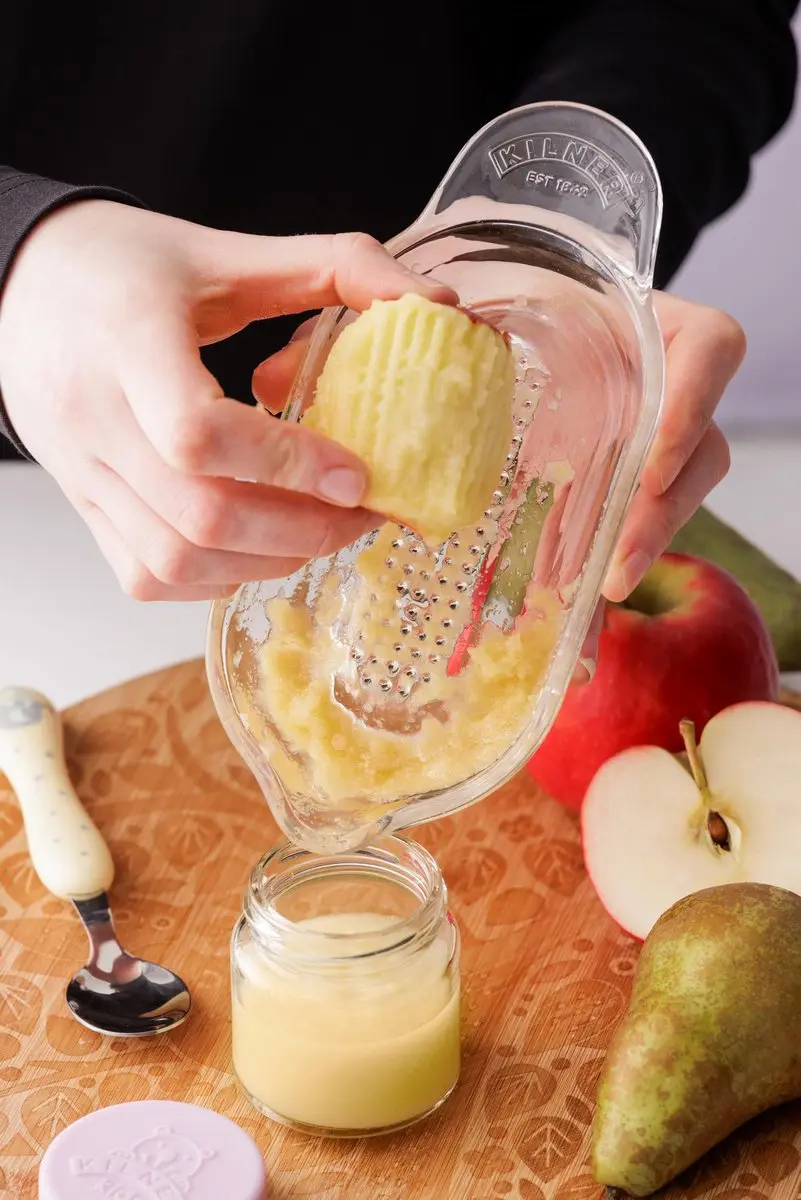 Kilner Glazen Appelrasp met Houder - Transparant