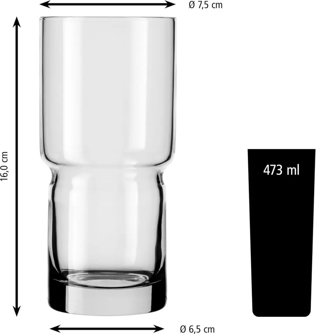 Libbey Newton Drinkglazen 473ml - 12 Stuks