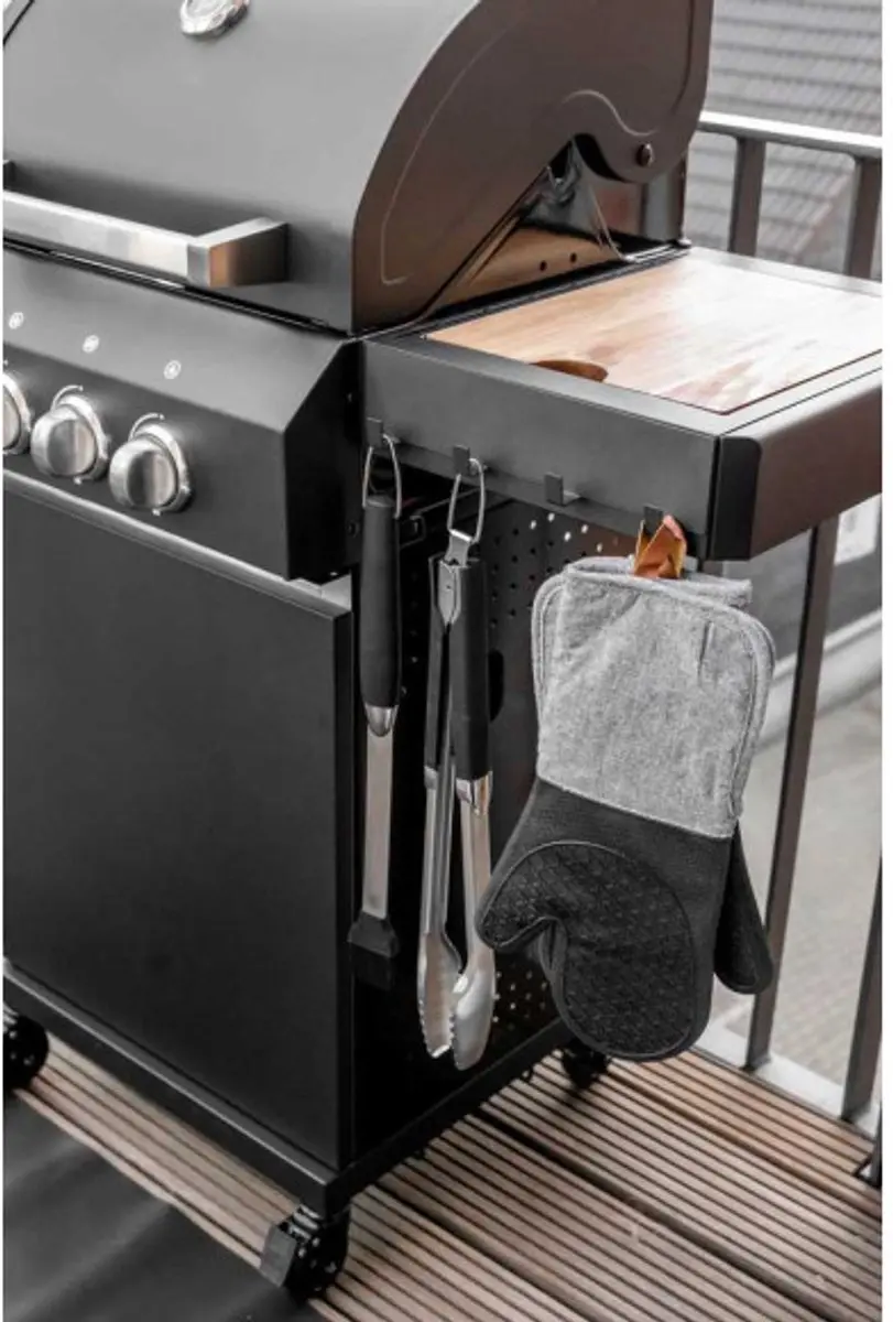 Wenko Ada Ovenhandschoenen Silicone - 2 Stuks - Zwart - afbeelding 4 van 6