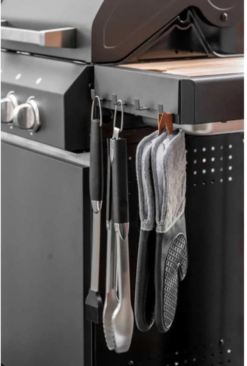 Wenko Ada Ovenhandschoenen Silicone - 2 Stuks - Zwart - afbeelding 6 van 6