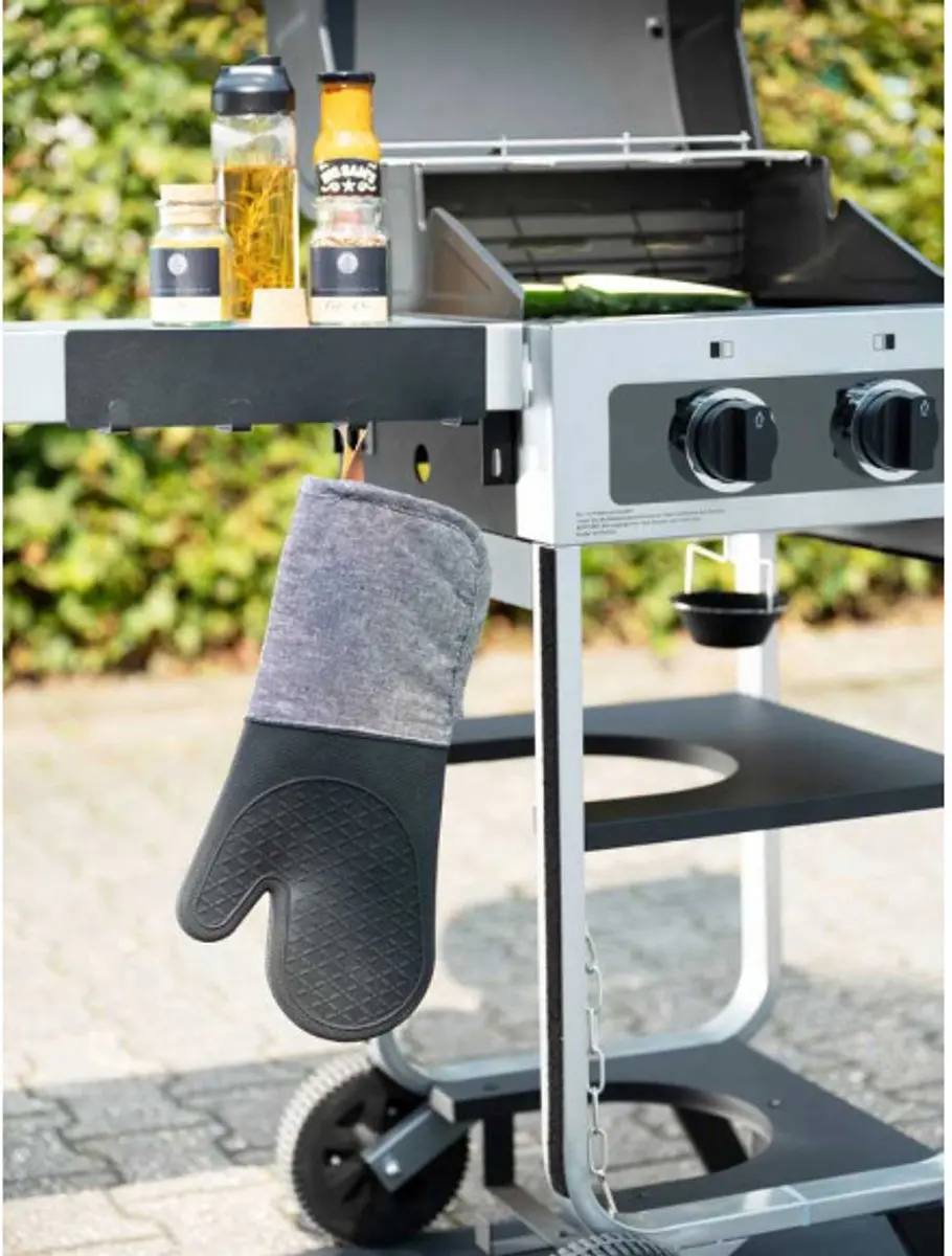 Wenko Ada Ovenhandschoenen Silicone - 2 Stuks - Zwart - afbeelding 5 van 6