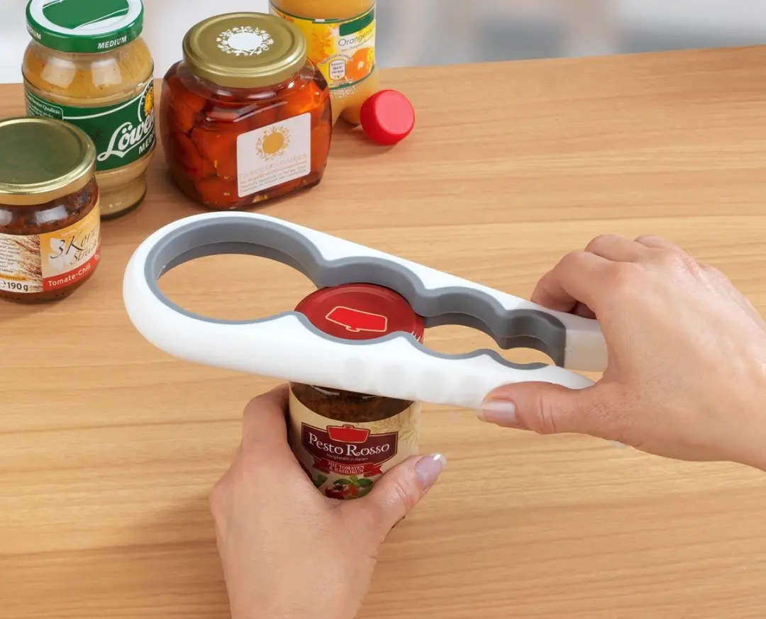 Wenko Glas- en Flesopener Multi - Grijs/Wit - afbeelding 2 van 3