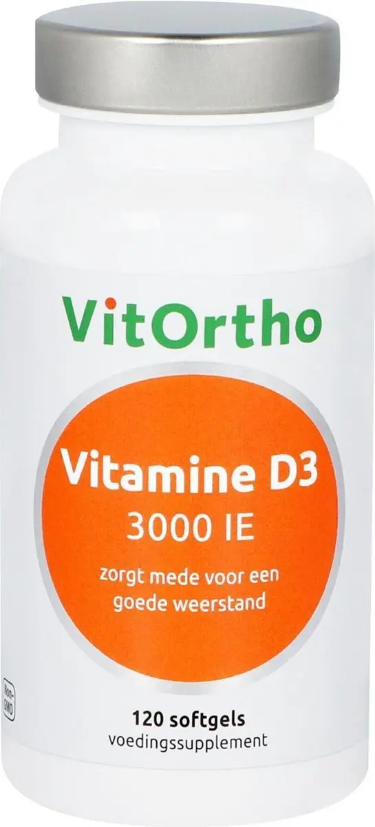 VitOrtho Vitamine D3 3000IE - 120 Stuks