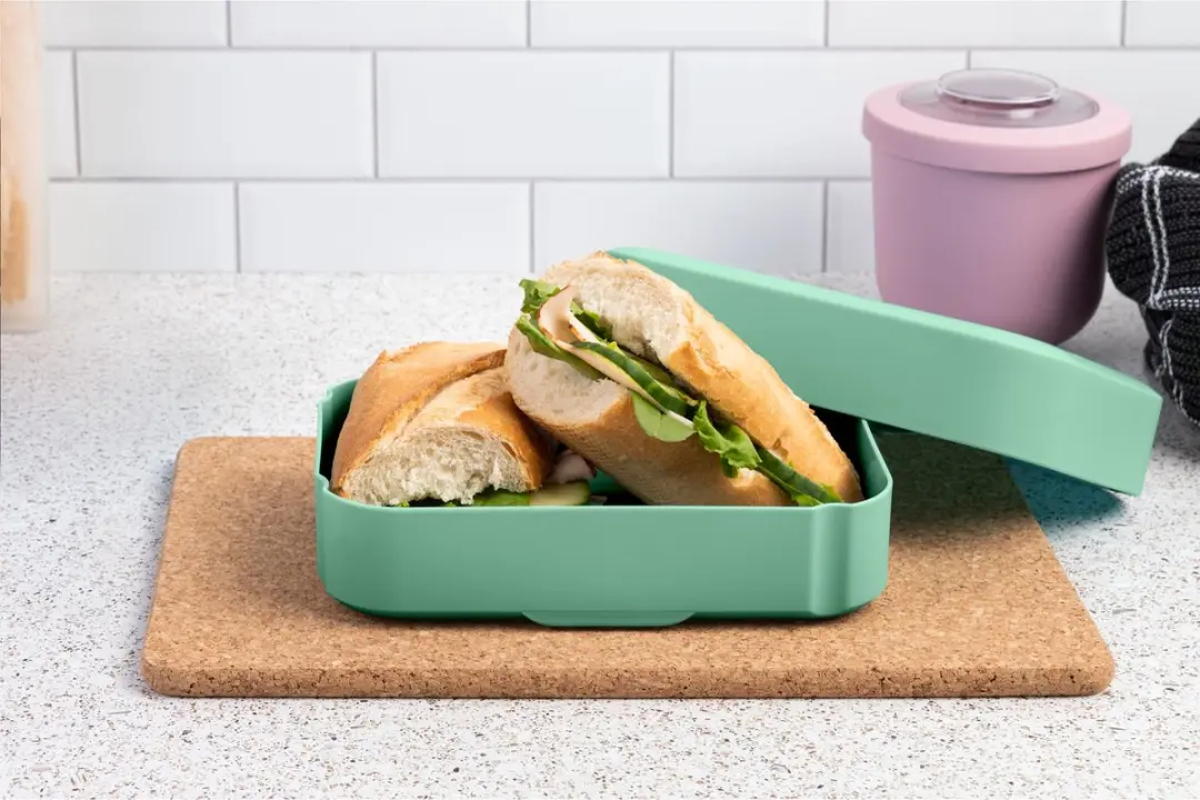 Amuse Lunchbox Medium Sage - 650ml - 3-delig