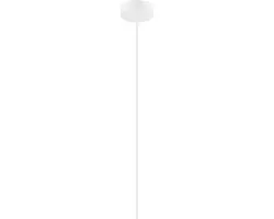Eglo Brenda Hanglamp E27 - Ø32cm - Wit/Nikkelmat